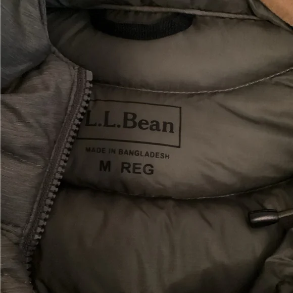 L.L.BEAN PACKABLE LONG JACKET GOOSE DOWN SZ M - Picture 5 of 10